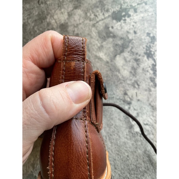 Mikoleon Classic Heirloom Kids Toddler Sz 20 (5US) Brown Leather Lace Up Boots - Picture 2 of 11